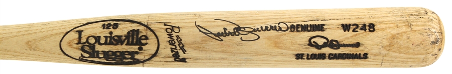 1991-92 Pedro Guerrero St. Louis Cardinals Signed Louisville Slugger Professional Model Bat (MEARS LOA/JSA)