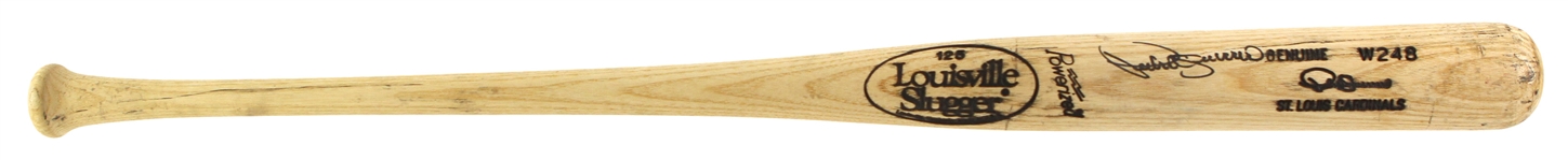 1991-92 Pedro Guerrero St. Louis Cardinals Signed Louisville Slugger Professional Model Bat (MEARS LOA/JSA)