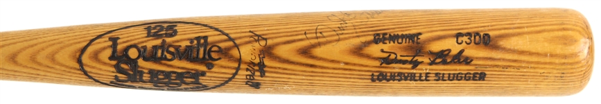 1980-83 Dusty Baker Los Angeles Dodgers Signed Louisville Slugger Professional Model Bat (MEARS LOA/JSA)