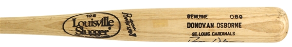 1992-97 Donovan Osborne St. Louis Cardinals Signed Louisville Slugger Professional Model Bat (MEARS LOA/JSA)