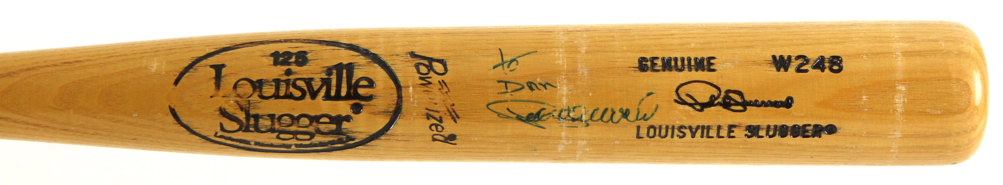 1986-89 Pedro Guerrero Dodgers/Cardinals Signed Louisville Slugger Professional Model Bat (MEARS LOA/JSA)