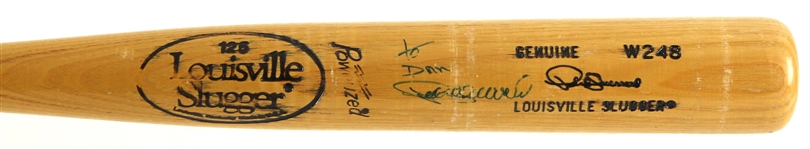 1986-89 Pedro Guerrero Dodgers/Cardinals Signed Louisville Slugger Professional Model Bat (MEARS LOA/JSA)