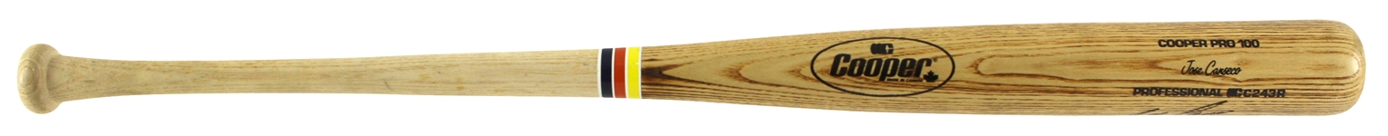 1980's-90's Jose Canseco Oakland Athletics Signed Cooper Professional Model Bat (MEARS LOA/JSA)