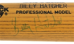 1989 Billy Hatcher Astros/Pirates Signed Rawlings Adirondack Professional Model Game Used Bat (MEARS LOA/JSA)