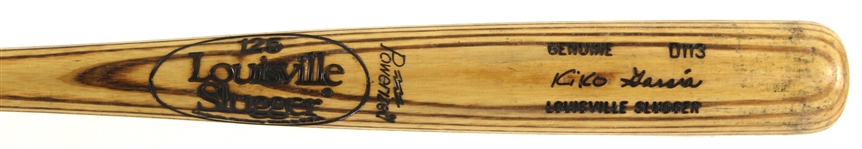 1980 Kiko Garcia Baltimore Orioles Louisville Slugger Professional Model Game Used Bat (MEARS LOA)