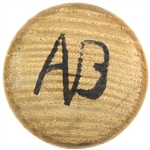 1984-85 Shawn Abner Minor League Signed Louisville Slugger Professional Model Game Used Bat 