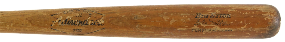 1971 Felix Millan Atlanta Braves Adirondack Professional Model Game Used Bat (MEARS LOA)