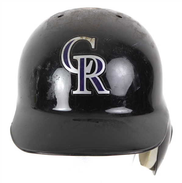 2005 Todd Greene Colorado Rockies Game Worn Batting Helmet (MEARS LOA)