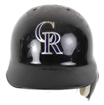 2005 Todd Greene Colorado Rockies Game Worn Batting Helmet (MEARS LOA)