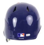 2008 (September 28) Nick Evans New York Mets Game Worn Batting Helmet (MEARS LOA/MLB Hologram) Last Game At Shea Stadium