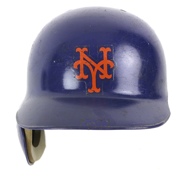1980s Ron Hodges New York Mets Game Worn Batting Helmet (MEARS LOA)