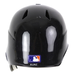 2008 Eddie Kunz New York Mets Batting Helmet (MEARS LOA)