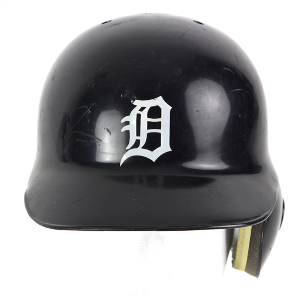 2002 Dmitri Young Detroit Tigers Game Worn Batting Helmet (MEARS LOA)
