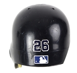 2002 Dmitri Young Detroit Tigers Game Worn Batting Helmet (MEARS LOA)