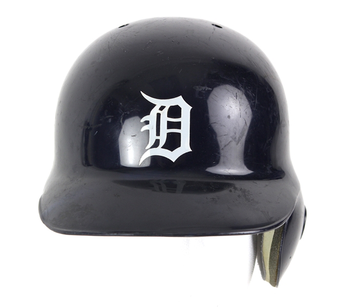 2000 Rod Lindsey Detroit Tigers Game Worn Batting Helmet (MEARS LOA)