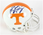2000s Peyton Manning Tennessee Volunteers Signed Mini Helmet (JSA)