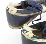 1986-88 Wally Backman New York Mets Game Worn Nike Cleats (MEARS LOA)