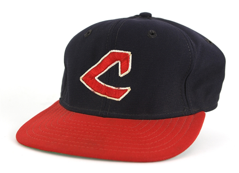 1974-77 Buddy Bell Cleveland Indians Game Worn Cap (MEARS LOA)