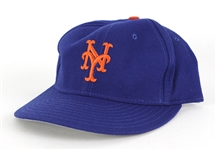 1998 Hideo Nomo New York Mets Game Worn Cap (MEARS LOA)