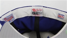 1998 Hideo Nomo New York Mets Game Worn Cap (MEARS LOA)