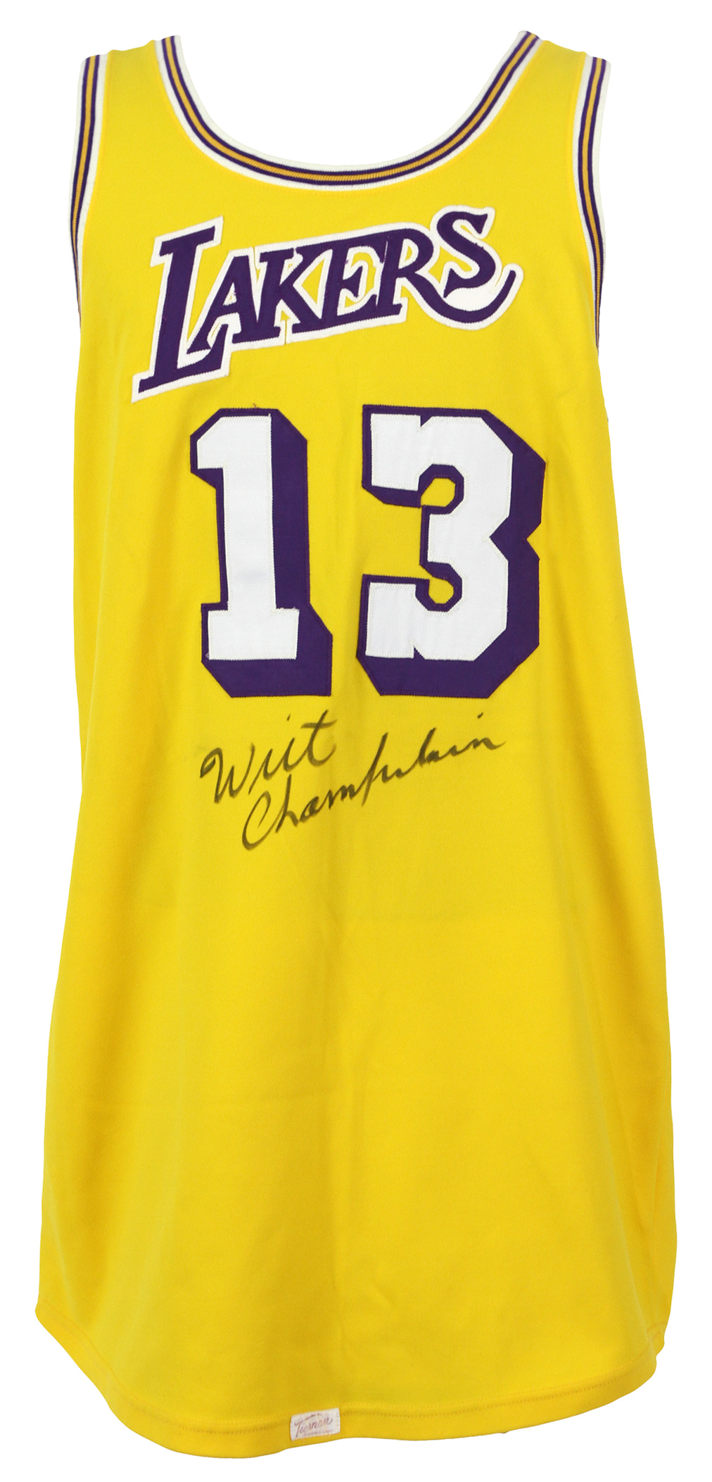 Lot Detail - 1968-72 Wilt Chamberlain Game Used Los Angeles Lakers Road  Jersey (Mears A10)