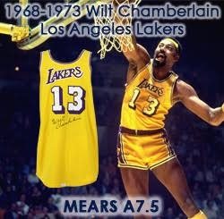 1968-1973 Wilt Chamberlain Los Angeles Lakers Game Worn Home Jersey (MEARS A7.5 /JSA)