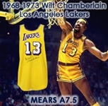 1968-1973 Wilt Chamberlain Los Angeles Lakers Game Worn Home Jersey (MEARS A7.5 /JSA)