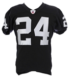 2002 Charles Woodson Oakland Raiders Signed Game Worn Home Jersey (MEARS LOA/JSA)