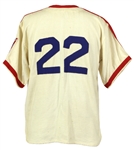 1984 Chicago Cubs #22 Jersey The Natural Production Worn Jersey (MEARS LOA)