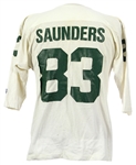 1980's Saunders #83 Ridge Game Worn Football Jersey (MEARS LOA)