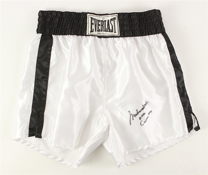 1990s Muhammad Ali World Heavyweight Champion Signed Everlast Trunks (JSA)