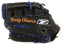 2006-08 Endy Chavez New York Mets Reebok Fielders Mitt (MEARS LOA)