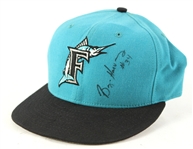 1993 Bryan Harvey Florida Marlins Signed Game Worn Cap (MEARS LOA/JSA)