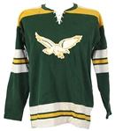 1960s Green #11 Game Worn Stall & Dean Hockey Jersey (MEARS LOA)