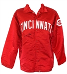 1984-86 Pete Rose Cincinnati Reds Signed Game Worn Windbreaker (MEARS LOA/JSA)