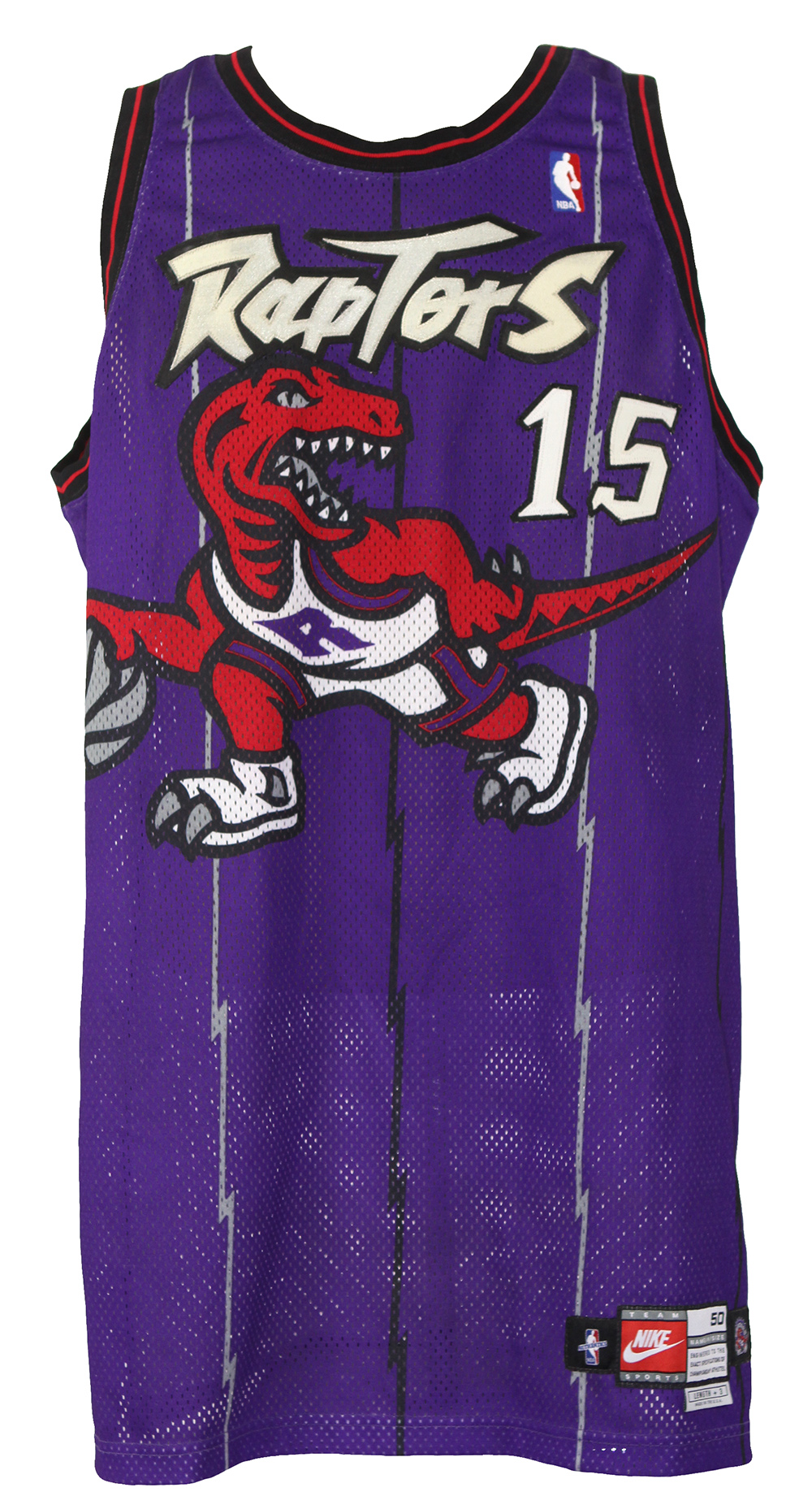 Vince Carter Toronto Raptors Game Worn 