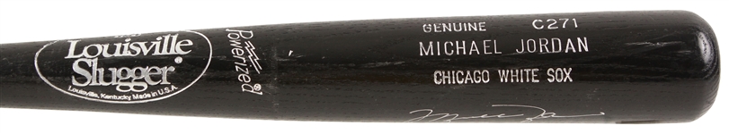 1994 Michael Jordan Birmingham Barons/Scottsdale Scorpions Signed Louisville Slugger Professional Model Bat (MEARS A9 / JSA / Ronald McDonald House) Finest Michael Jordan Bat To Enter the Market