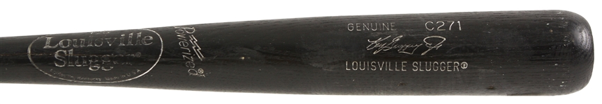 1989 Ken Griffey Jr. Seattle Mariners Louisville Slugger Professional Model Game Used Bat (MEARS LOA) Rookie Season