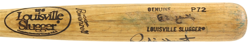 1986-89 Robin Yount Milwaukee Brewers Signed Louisville Slugger Professional Model Game Used Bat (MEARS A9 / JSA)