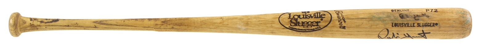 1986-89 Robin Yount Milwaukee Brewers Signed Louisville Slugger Professional Model Game Used Bat (MEARS A9 / JSA)