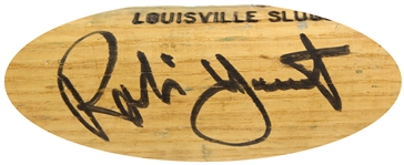 1986-89 Robin Yount Milwaukee Brewers Signed Louisville Slugger Professional Model Game Used Bat (MEARS A9 / JSA)