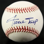 2000s Willie Mays NY/SF Giants Signed OML Selig Baseball *JSA*