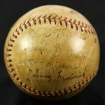 1934 Brooklyn Dodgers Multi Clubhouse Signed Baseball w/ 23 Signatures Including Casey Stengel, Hack Wilson, Al Lopez & More 