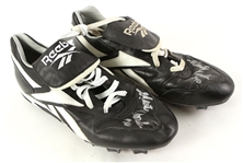 1996 Marty Cordova Minnesota Twins Signed Game Worn Reebok Cleats (MEARS LOA/JSA)