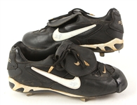 1998 Masato Yoshii New York Mets Game Worn Nike Cleats (MEARS LOA)