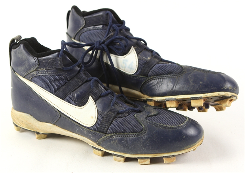 1996 Mark Clark New York Mets Game Worn Nike Cleats (MEARS LOA)