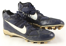 1996 Mark Clark New York Mets Game Worn Nike Cleats (MEARS LOA)