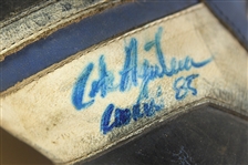 1985 Rick Aguilera New York Mets Signed Game Worn Pro Keds Cleats (MEARS LOA/JSA) Rookie Season