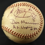 1995 (September 6) Cal Ripken Jr. Baltimore Orioles Signed OAL Budig Camden Yards Game Used Baseball (MEARS LOA/JSA) Ripken's 2,131st Consecutive Game