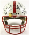 1980's QB Legends Multi Signed Full Size Football Helmet w/ 30 Signatures Including Johnny Unitas, Otto Graham, Sonny Jurgensen, Len Dawson & More *JSA Full Letter*